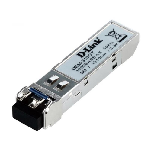Трансивер DEM-310GT SFP, 1x1000BaseLX, SM 10 км, LC (10 шт./уп.) - 1