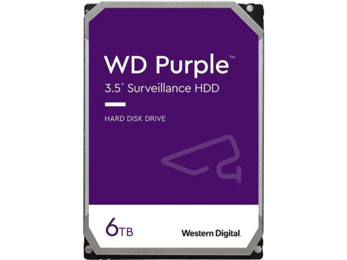 Жорсткий диск 6TB 3.5" 256MB SATA Purple Surveillance - 1