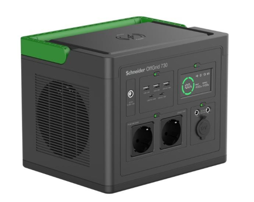 Портативна електростанція Schneider Electric OffGrid Portable Power Station 730, 700 Вт, 738 Вт/год, Wireless Charge - 1