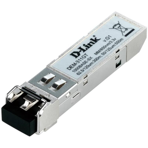 Трансивер DEM-311GT SFP, 1x1000BaseSX, MM 550м, LC (10шт/уп) - 1