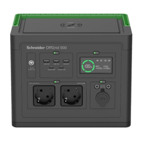Портативна електростанція Schneider Electric OffGrid Portable Power Station 500, 500 Вт, 517 Вт/год, Wireless Charge