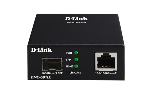 Медiаконвертер DMC-G01LC 1xGE, 1xSFP - 1