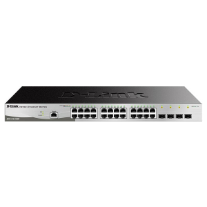 Коммутатор DGS-1210-28/ME revB 24x1G, 4xSFP, L2