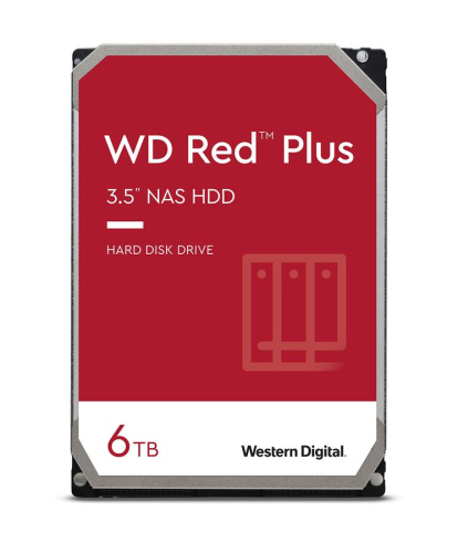 Жорсткий диск 6TB 3.5" 5400 256MB SATA Red Plus NAS - 1