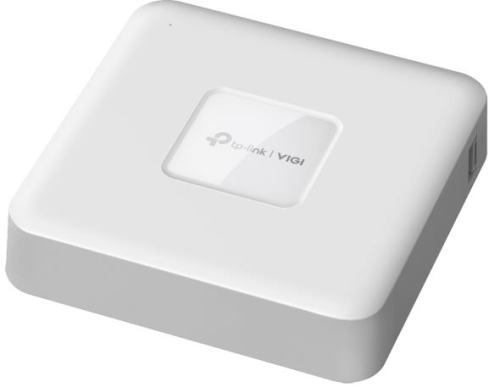 IP-Відеореєстратор TP-LINK VIGI NVR1104H-4P, 4 канали Poe, 2xUSB, H265+, 1xHDD, до 16 ТБ, білий - 1