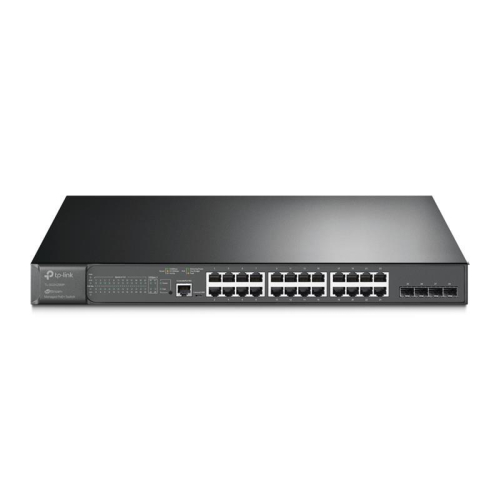 Комутатор TP-LINK SG3428MP 24xGE (24 PoE), 4xSFP, 384Вт Керований L2 - 1