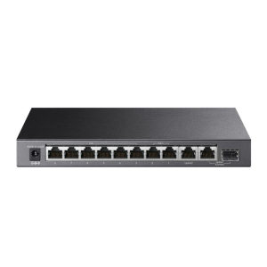 Комутатор TP-LINK  TL-SG1210PP 10xGE (PoE), 1xSFP, 123Вт, Некерований