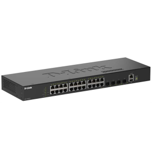 Комутатор  DGS-1530-28 24xGE, 4xSFP+ Керований. L2+