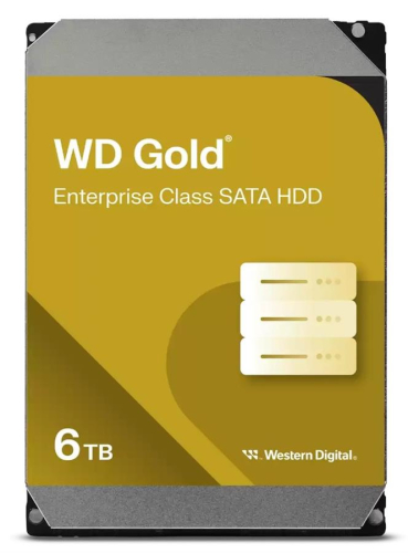 Жесткий диск 6TB 3.5" 7200 256MB SATA Gold - 1