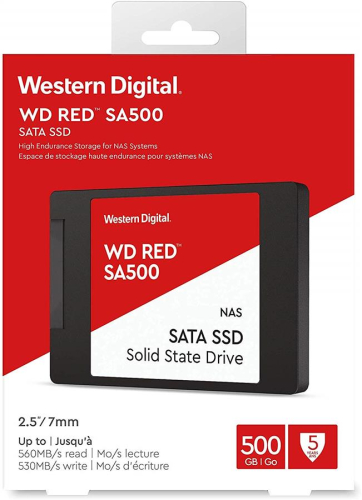 SSD-накопитель 2.5" 500GB SATA Red SA500 - 1