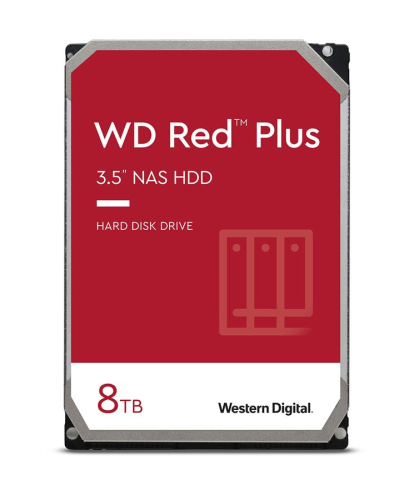 Жёсткий диск 8ТБ 3.5" 5640 256МБ SATA Red Plus для NAS - 1