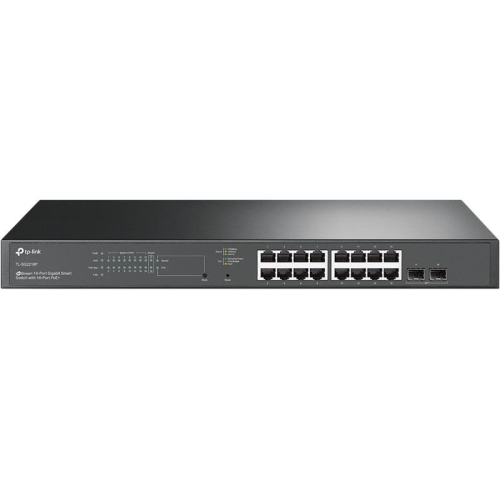 Комутатор TP-LINK SG2218P 16x1GE (16xPoE), 2xSFP, 150W, WebSmart - 1