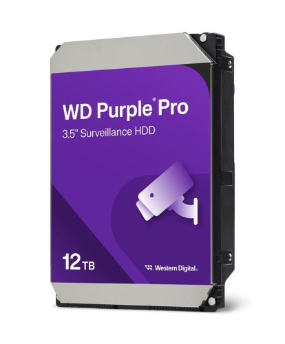 Жёсткий диск 12TB 3.5" 7200 512MB SATA Purple Pro для систем видеонаблюдения - 1
