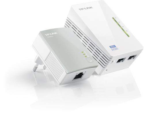 Комплект Адаптерiв Powerline TP-LINK TL-WPA4220KIT - 1