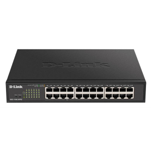 Комутатор  DGS-1100-24PV2 24xGE (1-12 PoE) EasySmart