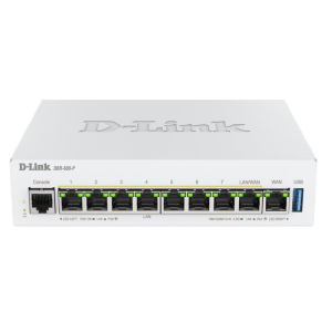 Мультисервiсний Маршрутизатор DBR-600-P, 7x2.5GE LAN PoE, 1x2.5GE LAN/WAN PoE, 1x2.5GE WAN, 1xUSB 3.0, 120Вт
