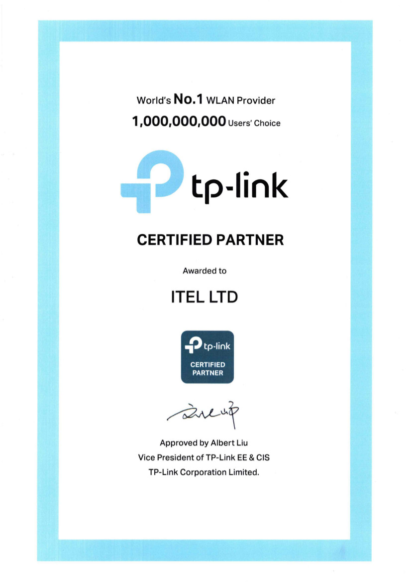 Підтвердження статусу TP-Link Certified Partner